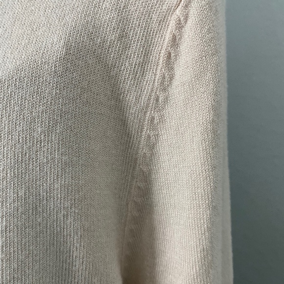 Jessica Howard Cream Crop Bolero Open Front Sz L - Picture 3 of 5